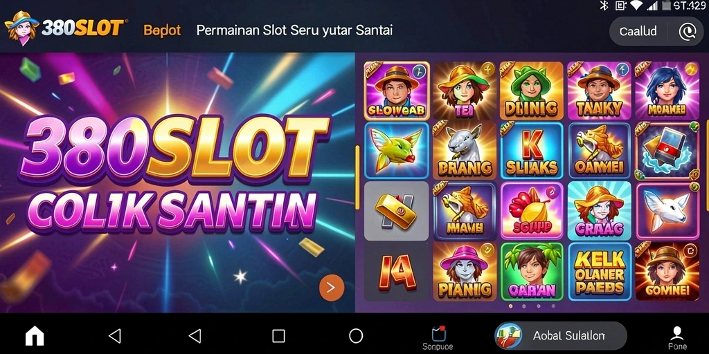 Tampilan gameplay 380SLOT yang menakjubkan dan menghibur.