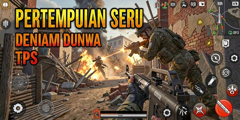 Tampilan gameplay 8QR yang menegangkan dan seru.