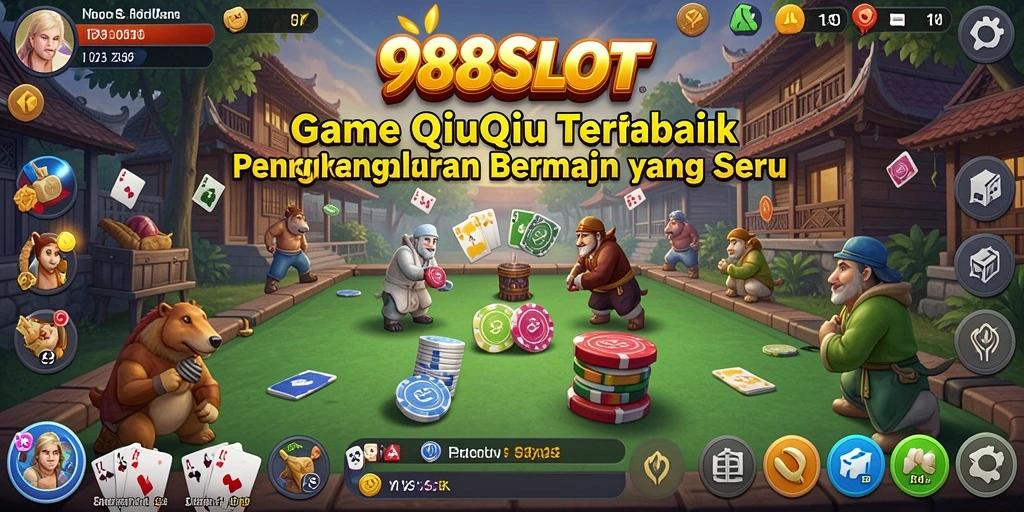 Tampilan gameplay seru di 988SLOT dengan mode QiuQiu.