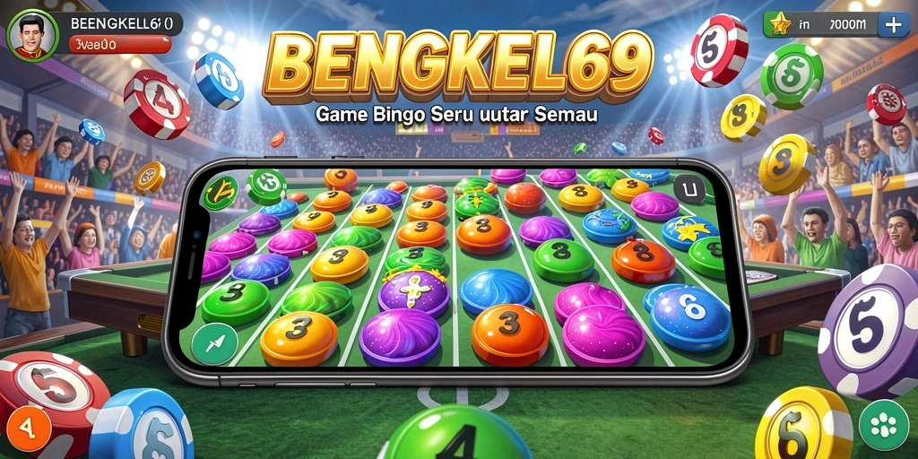 Screenshot BENGKEL69 menampilkan keseruan permainan Bingo yang interaktif.
