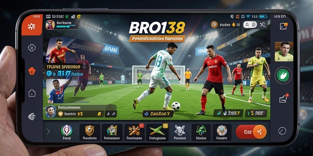 Tampilan gameplay <strong>BRO138</strong> dengan berbagai pilihan taruhan olahraga.