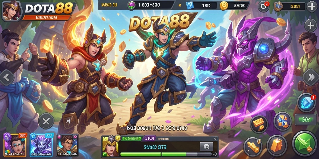 Tampilan aksi balapan seru di DOTA88 dengan kendaraan berkecepatan tinggi.