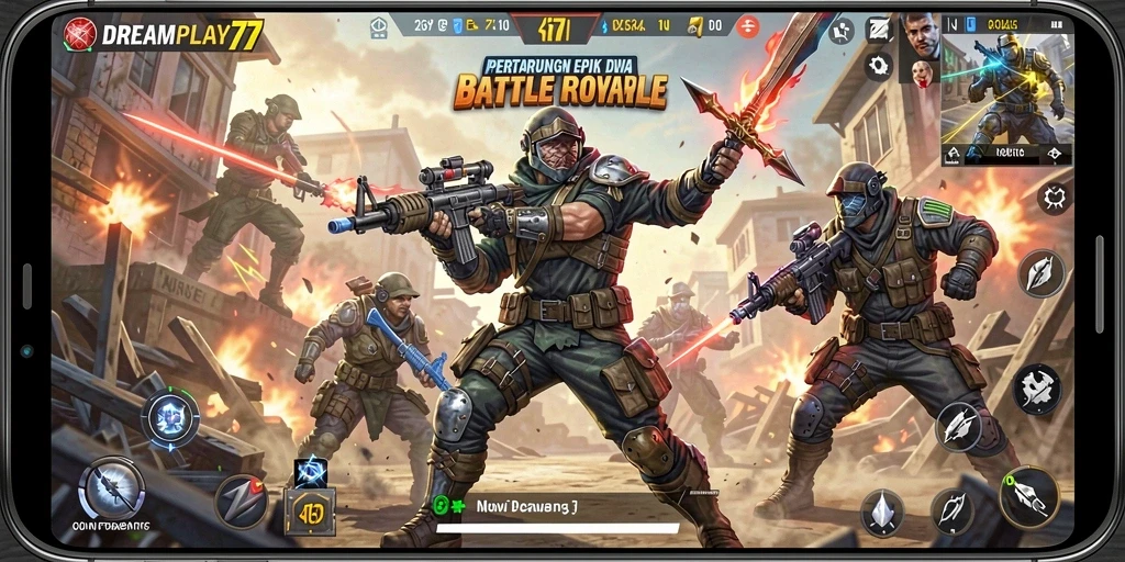 Tangkapan layar utama dari gameplay mendebarkan di <strong>DREAMPLAY77</strong>.