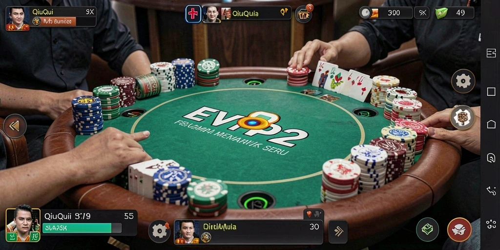 Tangkapan layar gameplay EVIP2 yang menampilkan aksi seru QiuQiu.