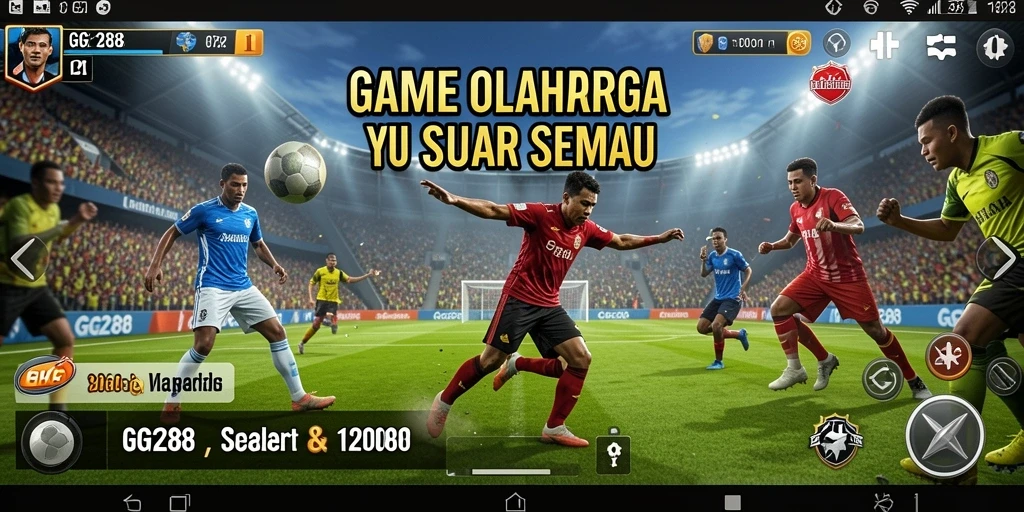 Tangkapan layar utama GG288 menunjukkan gameplay olahraga yang mendebarkan.