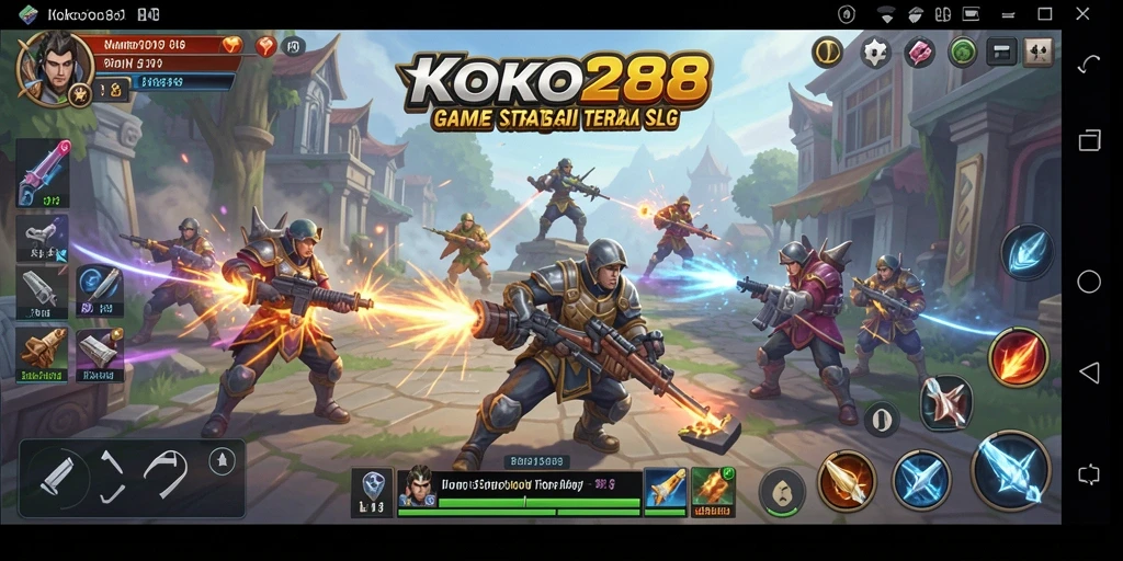 Tampilan gameplay KOKO288 yang seru dan menantang.