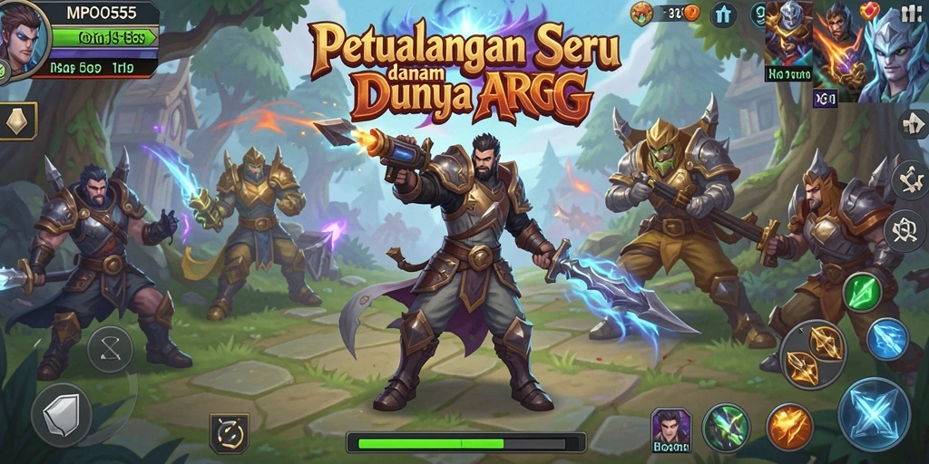 Tampilkan aksi seru dari gameplay ARPG MPO555.