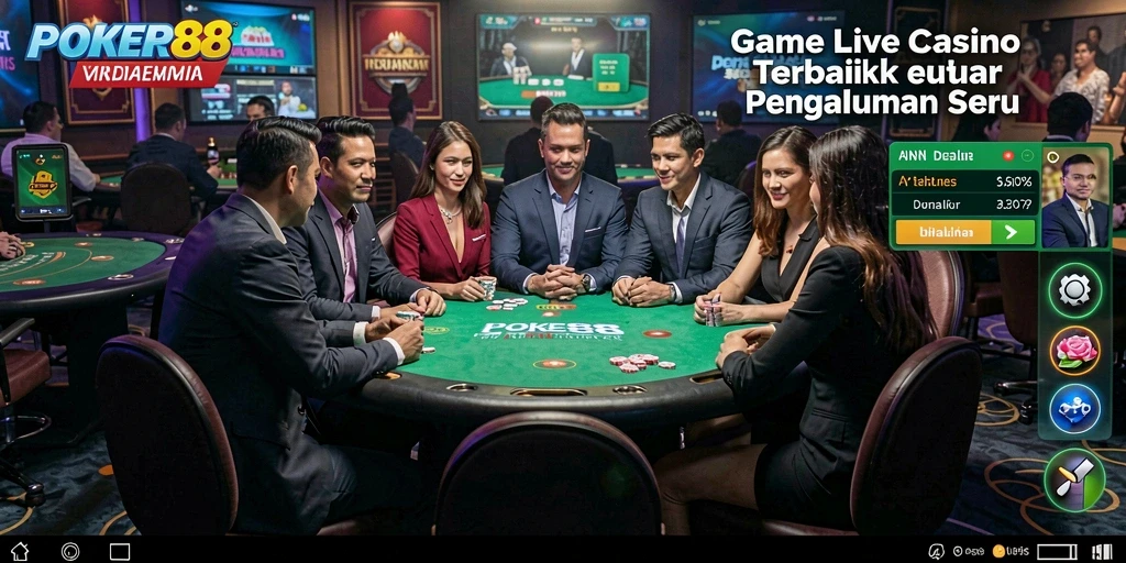 Tampilan gameplay POKER88 yang menarik dan interaktif.