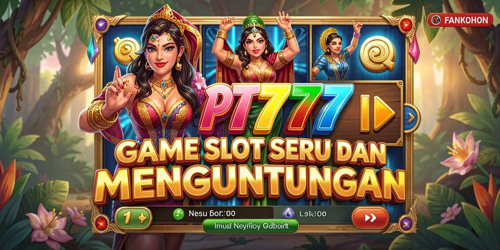 Tampilan gameplay penuh warna dan mendebarkan dari PT777.