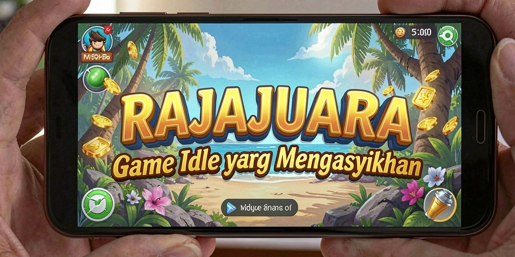 Tampilan gameplay menarik dari RAJAJUARA dengan karakter beragam.