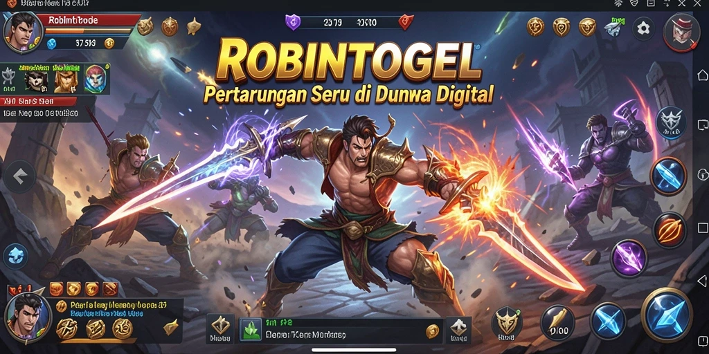 Gameplay Fighting yang seru dan mendebarkan di ROBINTOGEL.