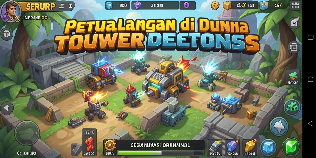 Tampak seru dalam SERURP dengan aksi Tower Defense mendebarkan.