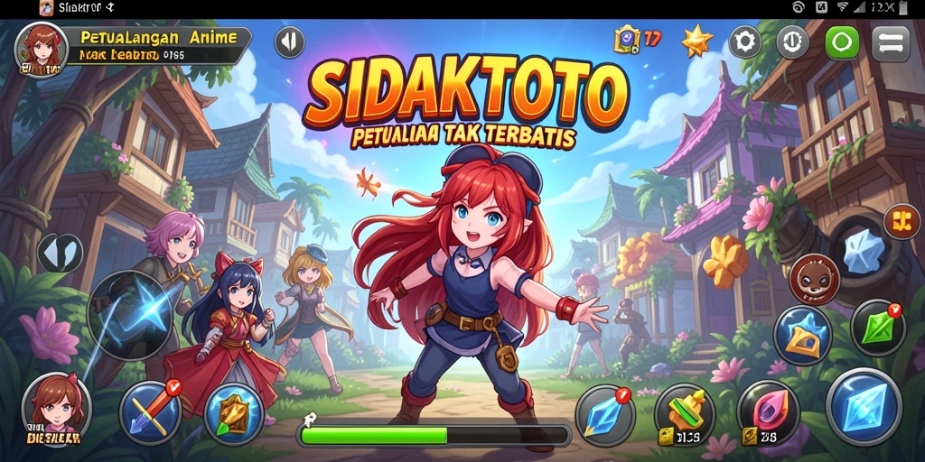 Tangkapan layar SIDAKTOTO menunjukkan gameplay seru dan karakter yang menarik.
