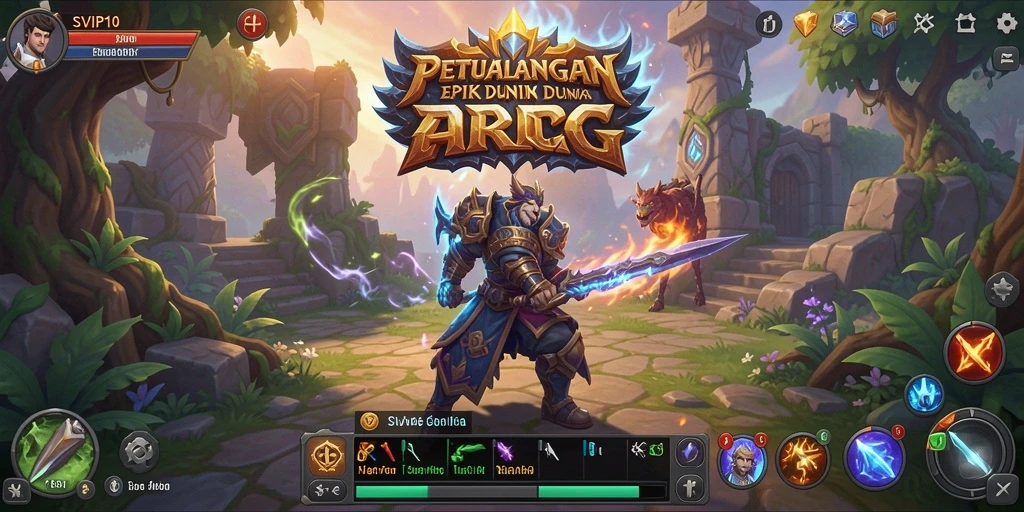 Gameplay seru SVIP10 dalam pertarungan ARPG yang menegangkan.